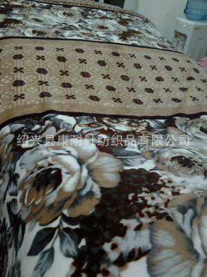 少女心之选 康耐针纺织法兰绒毛毯，百花系列点亮温馨生活